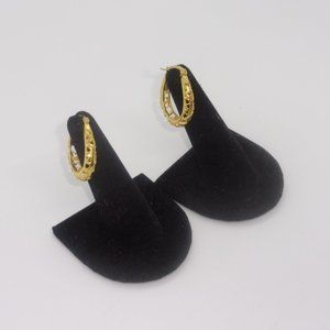 NEW 18k Gold Hoop Earrings